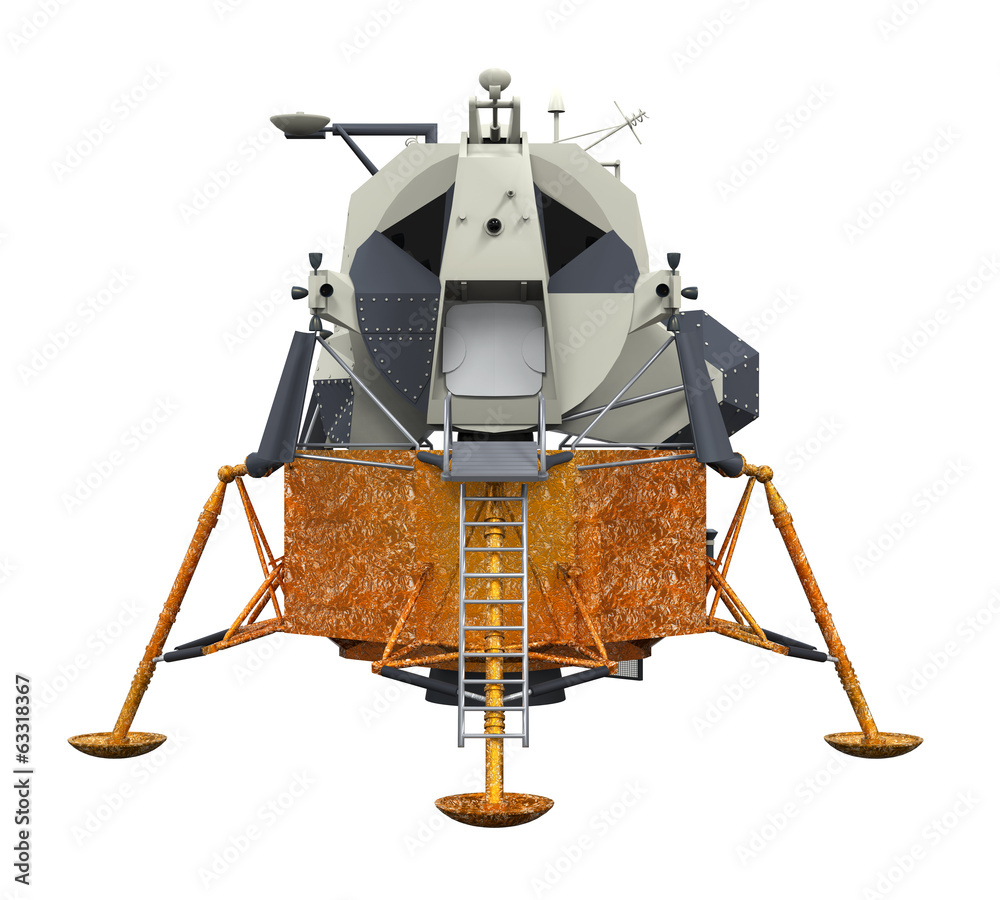 Apollo Lunar Module Stock Illustration | Adobe Stock