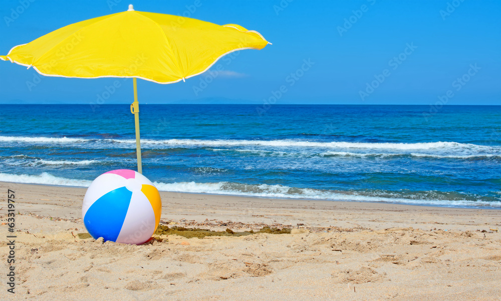 Obraz premium parasol and ball