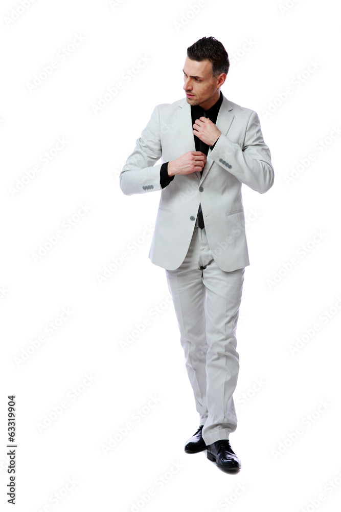 confident businessman standing confident businessman standing