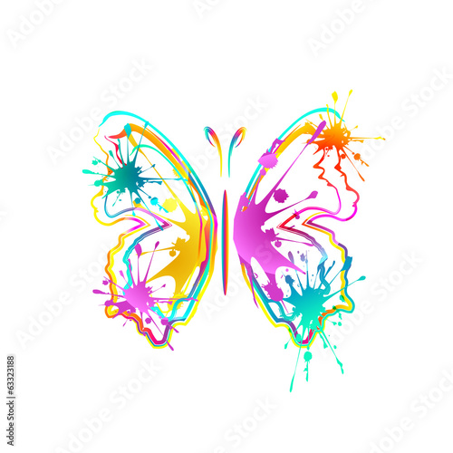 Butterfly paint