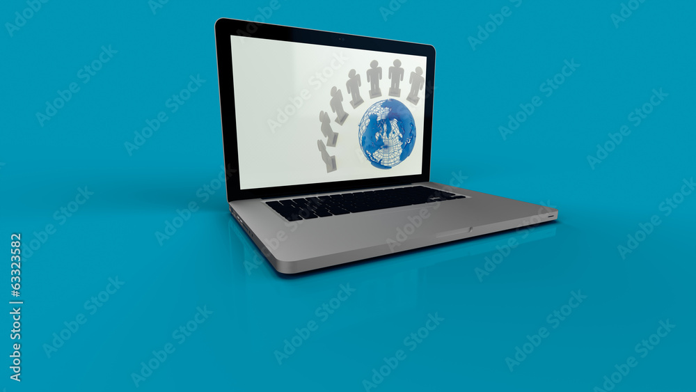 Laptop screen graphics