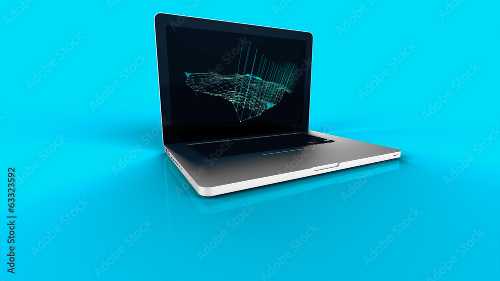 Laptop screen graphics Laptop screen graphics