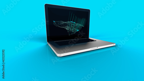 Wallpaper Mural Laptop screen graphics Torontodigital.ca