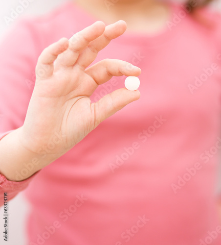 Hand with pills