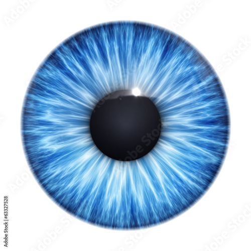 Obraz na plátně blue eye texture