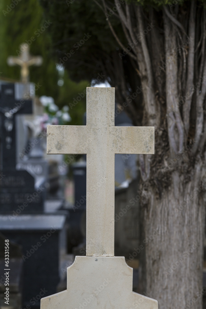 Old cross in a cemetery Old cross in a cemetery
