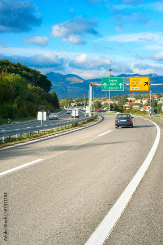 Highway in Croatia