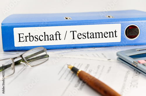 Erbschaft Testament
