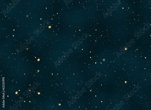night sky covered with many bright stars