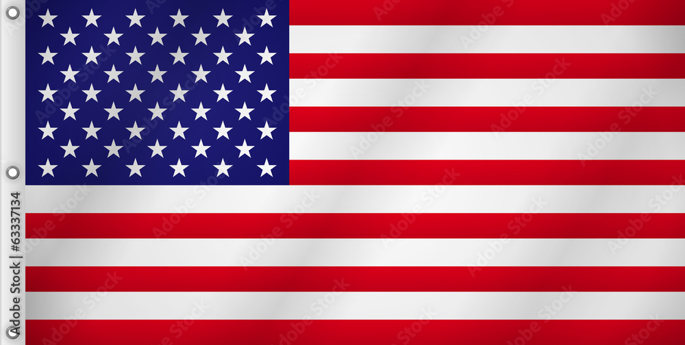 Naklejka premium American Flag