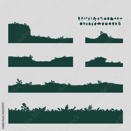 Grass. Vector format