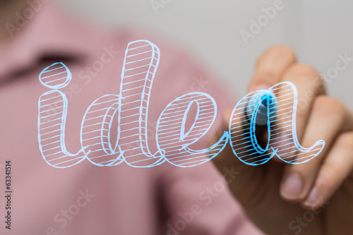 idea pen man