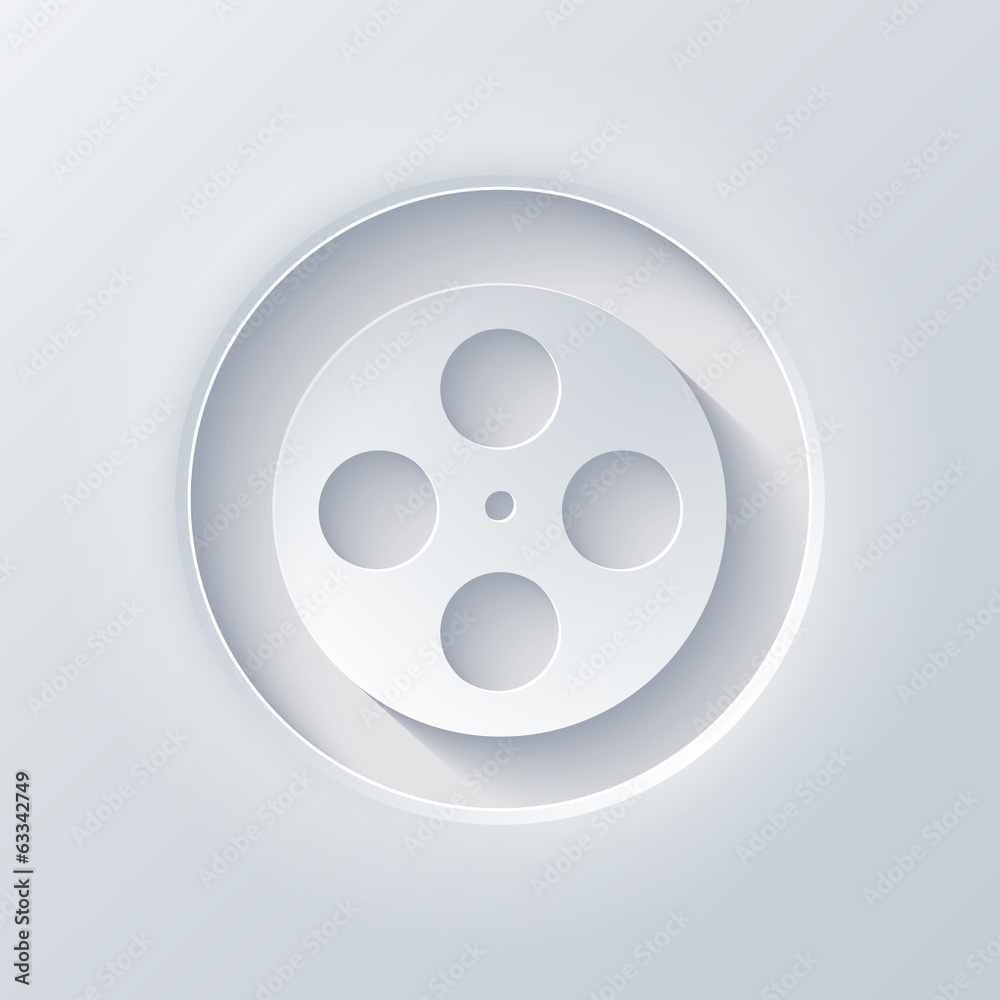 Vector light circle icon. Eps10