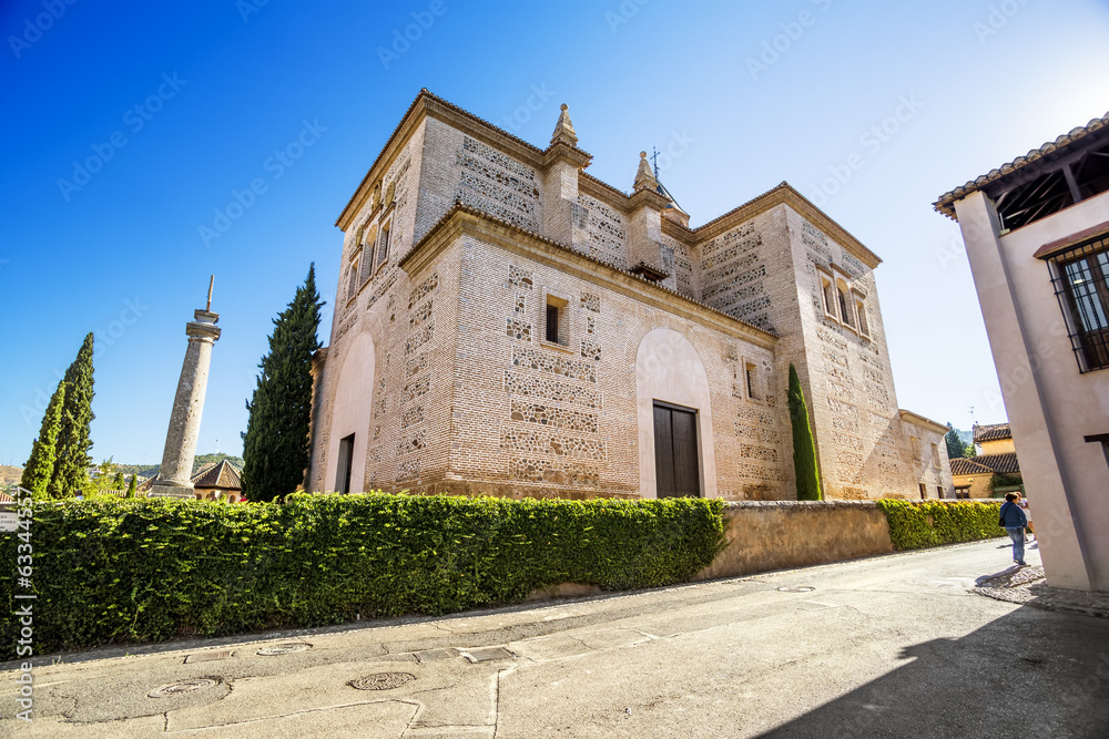 Santa Maria church in La Alhambra, Granada (Andalusia), Spain.