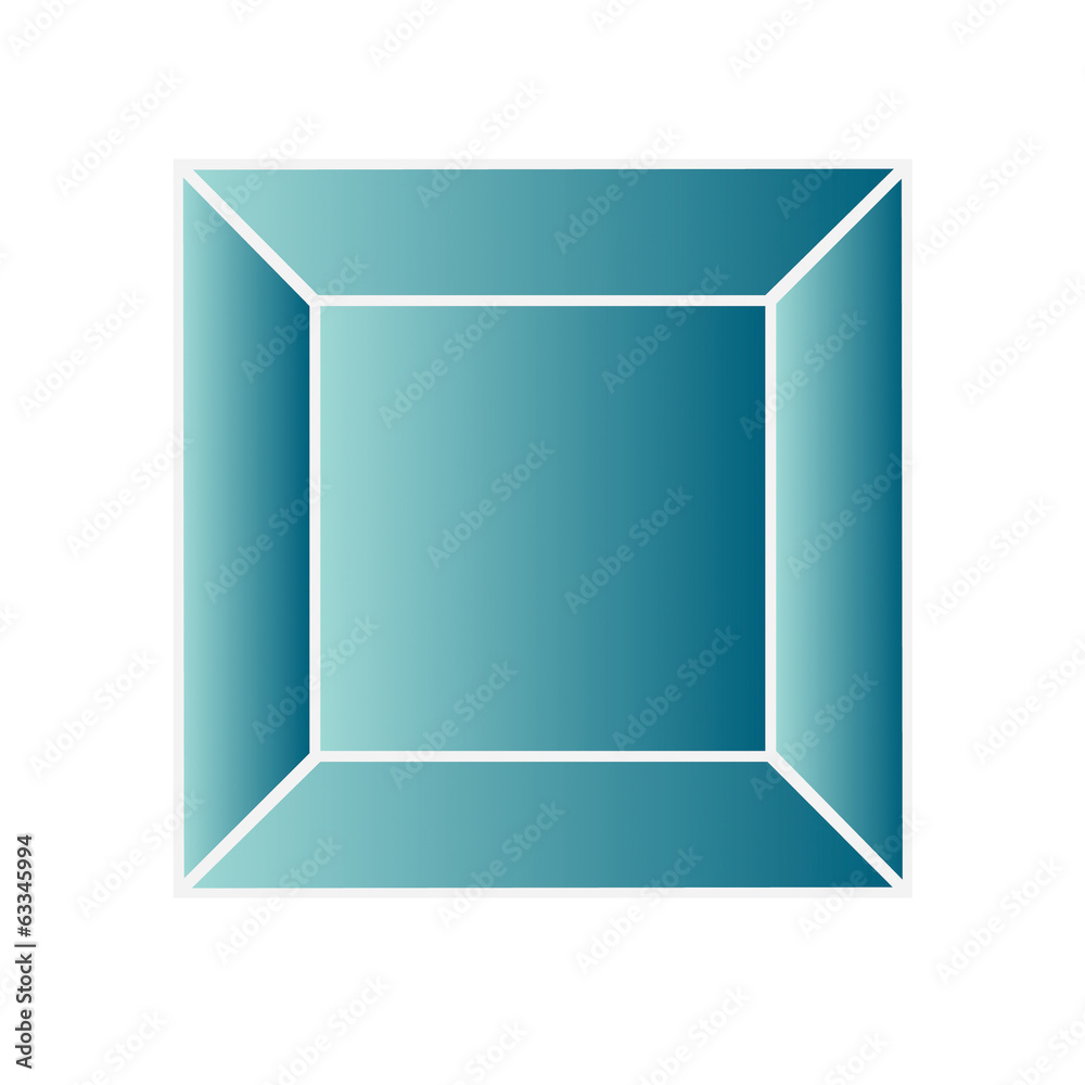 Blue Topaz - vector illustration Blue Topaz - vector illustration