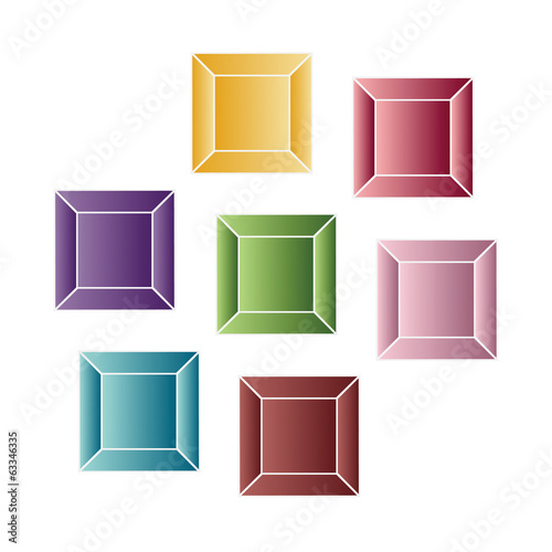 Jewel set. Vector illustration.