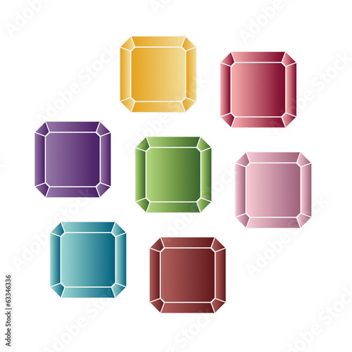 Jewel set. Vector illustration.