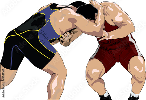 Wrestling fighting