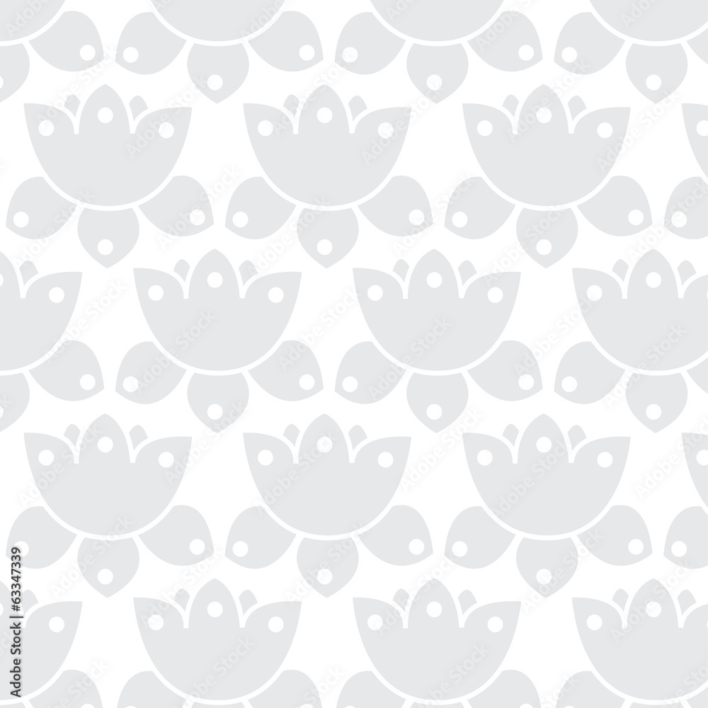 Floral Background.Seamless texture. Vector art