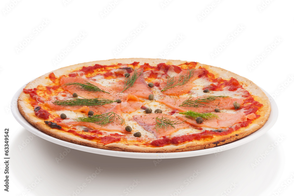 smoked salmon pizza smoked salmon pizza