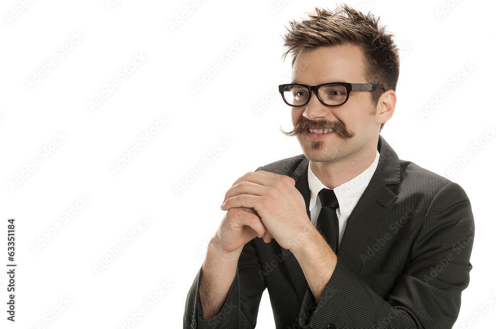 Sitting businessman Sitting businessman