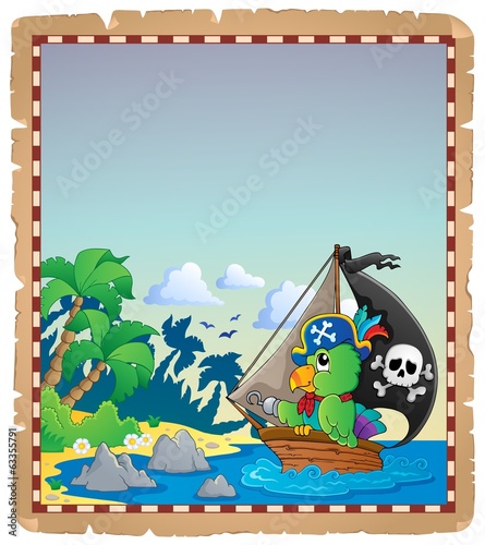 Pirate theme parchment 2