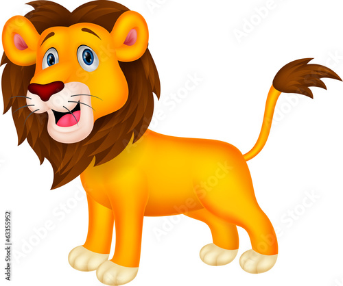Fototapeta Naklejka Na Ścianę i Meble -  Lion cartoon