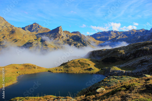 Mountain lake in Pyrenees