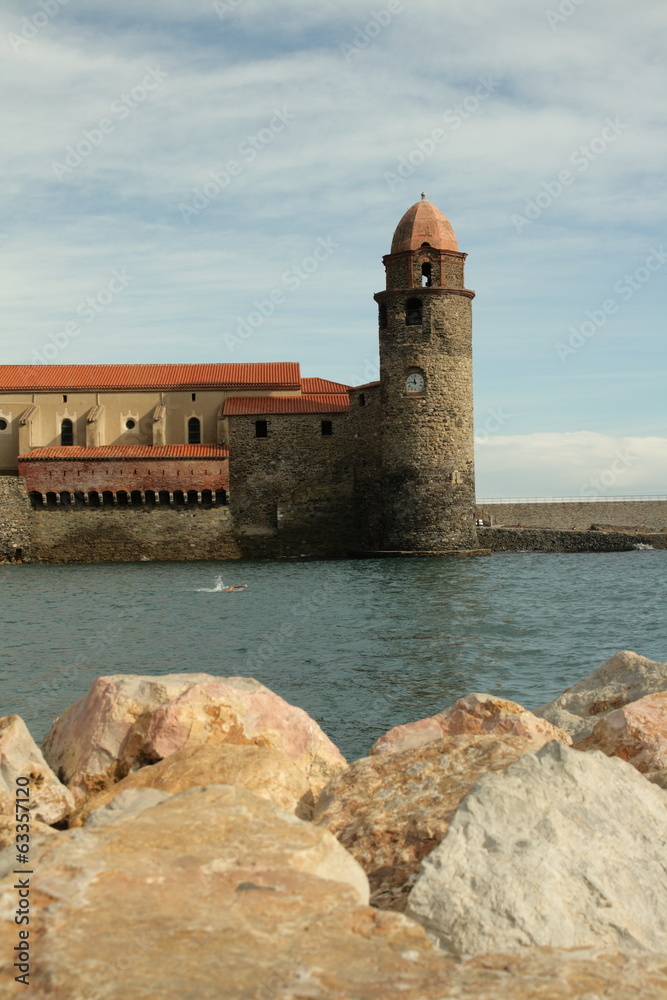 Eglise Notre-dame-des-anges, Collioure, Pyrénées Orientales Eglise Notre-dame-des-anges, Collioure, Pyrénées Orientales