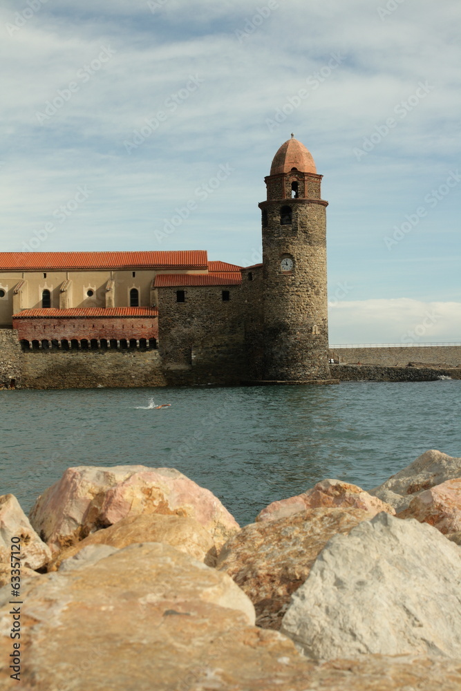 Eglise Notre-dame-des-anges, Collioure, Pyrénées Orientales