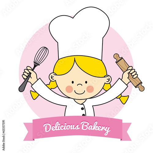 Little chef girl