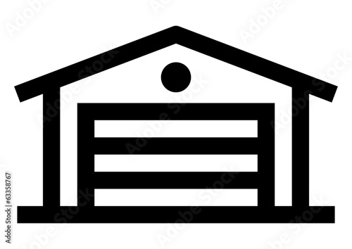 Garage vector icon