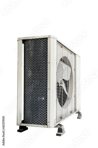 Air conditioner isolate on white background