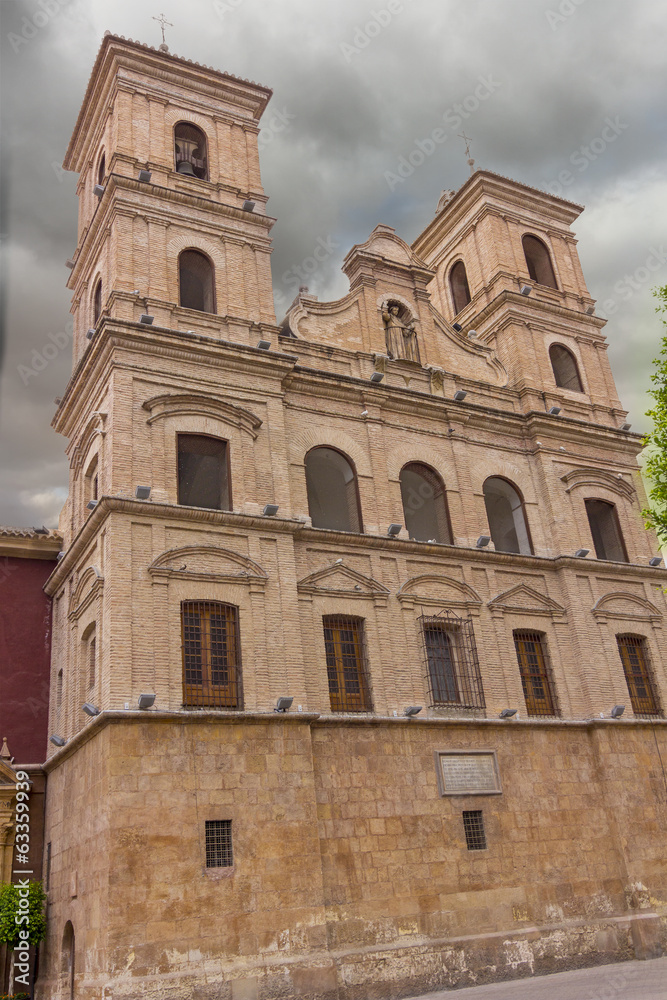 Old church of Santo Domingo in Murcia, Spain