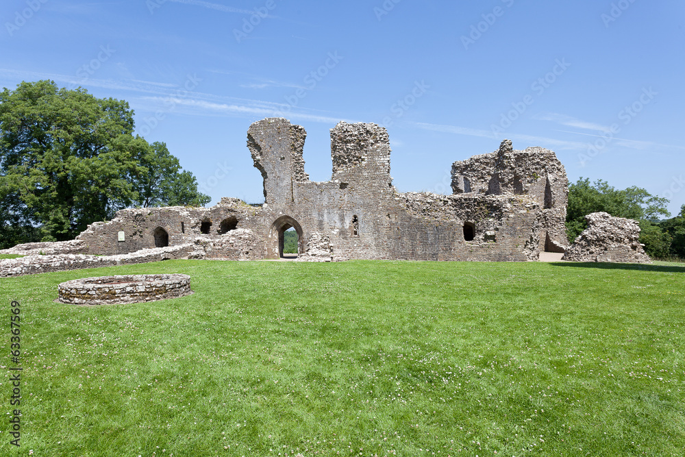 Llawhaden Castle ruins