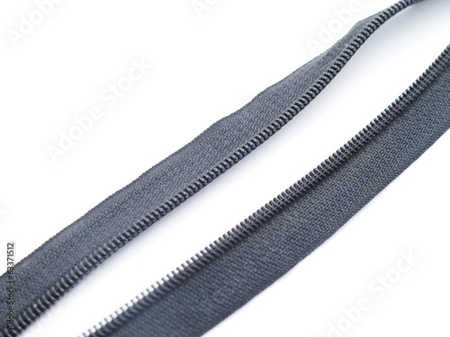 zipper on a white background