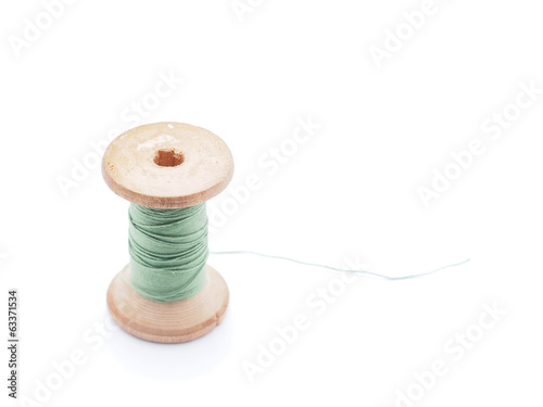 thread on white background