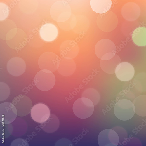 Pastel Bokeh Wall