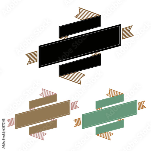 Vintage Ribbon Banner
