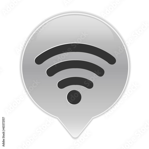 Grey Wifi Symbol