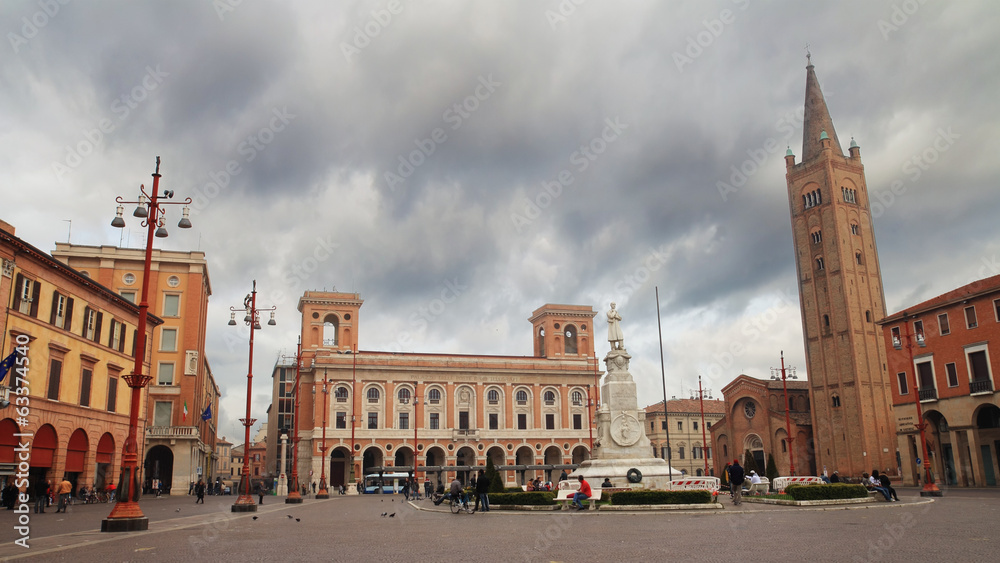 Obraz premium Saffi square in Forli