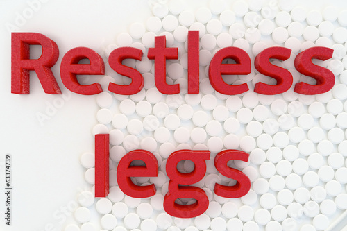 Restless Legs - 3d Render photo