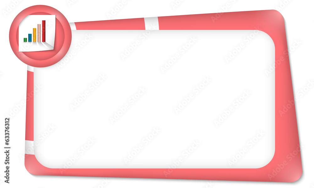 vector frame for any text with graph vector frame for any text with graph