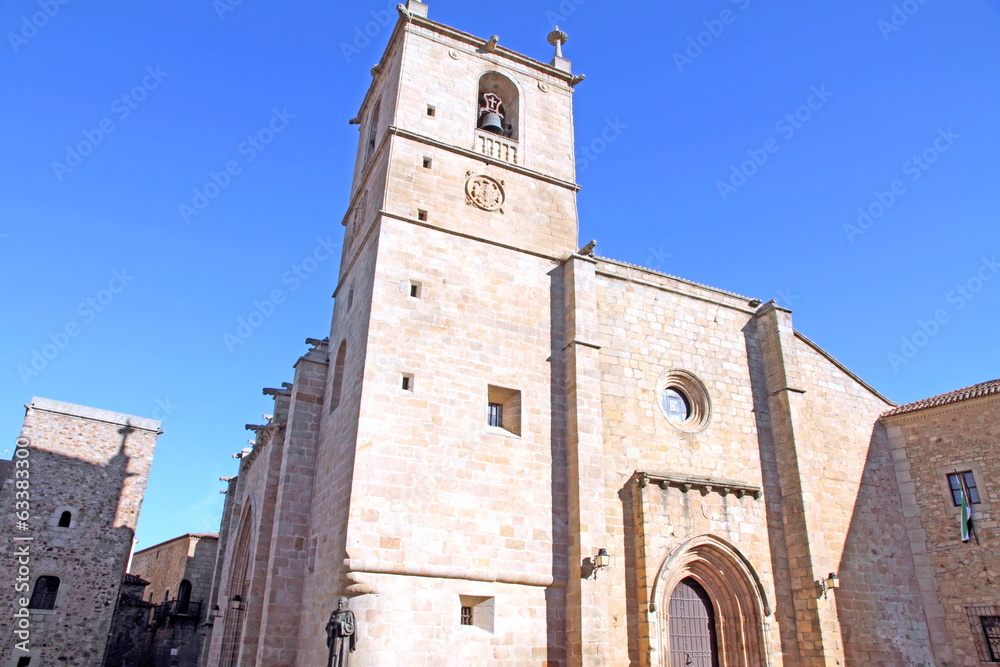 St. Mary's cathedral, Caceres , Extremadura,