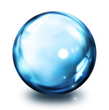 bubble icon - blue