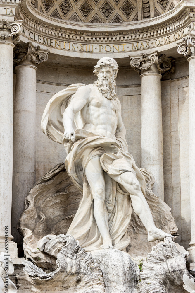 Trevi Fountain Particular in Rome Trevi Fountain Particular in Rome