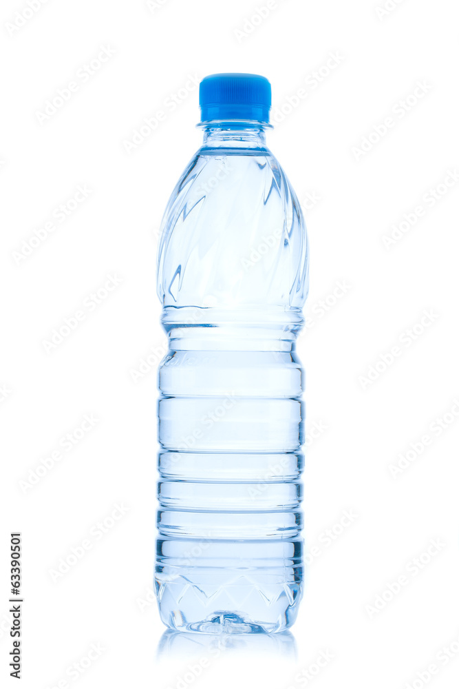 Fototapeta premium water bottle isolated on white