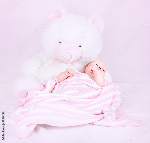 Cute newborn girl