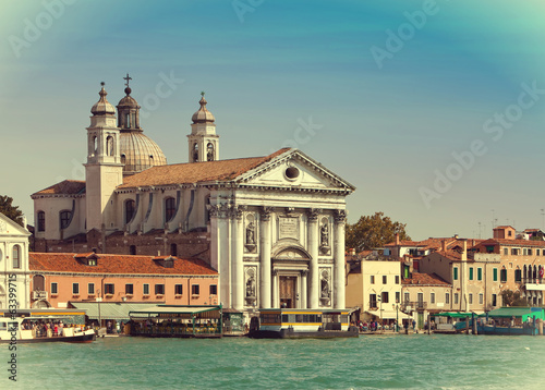 Grand Canal and Basilica Santa Maria della Salute,Venice