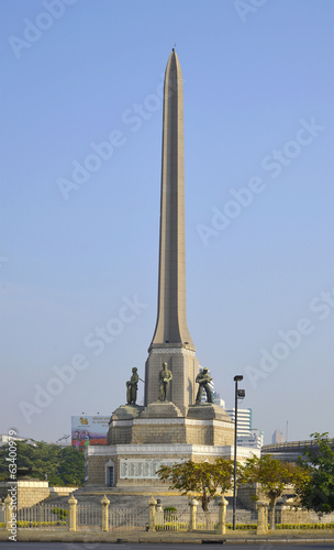 Вид на монумент Победы (Victory Monument). Бангкок